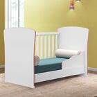 Berço Mini Cama Pedro Menininha Branco Rosa