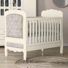 Berço Mini Cama Provence New Com Capitonê E Colchão Baby Phys