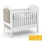 Berço Mini Cama Provence New Com Capitonê - Matic Móveis