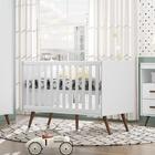 Berço Mini Cama Retrô Branco - Qmovi