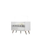 Berço Mini Cama Retrô Branco - Qmovi