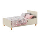 Berço Mini Cama Retrô Milka 70  Off White Atóxico  Móveis Est