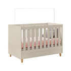 Berço Mini Cama Retrô Milka 70  Off White Atóxico  Móveis Est