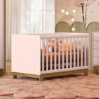 Berço Mini Cama Salamanca Rosa Acetinado