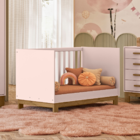 Berço Mini Cama Salamanca Rosa Acetinado