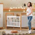Berço Mini Cama Soninho 3 Em 1 Tigus Baby Amadeirado