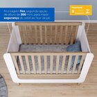 Berço Mini Cama Sophia Espresso Móveis Branco/jequitibá