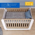 Berço Mini Cama Sophia Espresso Móveis Branco/jequitibá