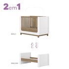 Berço Mini Cama Sophia Espresso Móveis Branco/jequitibá
