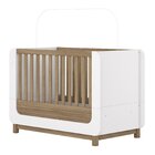 Berço Mini Cama Sophia Espresso Móveis Branco/jequitibá