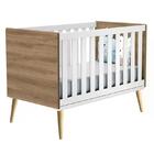 Berço Mini Cama Theo Com Pés Madeira Natural - Reller Móveis
