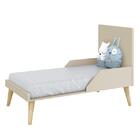 Berço Mini Cama Theo Com Pés Madeira Natural - Reller Móveis