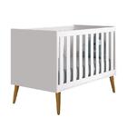 Berço Mini Cama Theo Retrô Com Pés Amadeirado - Reller Móveis