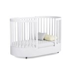 Berço Mini Cama Wave 3 Em 1 Com Colchão Maior Branco