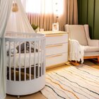 Berço Mini Cama Wave 3 Em 1 Com Colchão Maior Branco