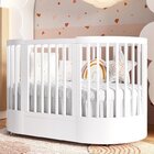 Berço Mini Cama Wave 3 Em 1 Com Colchão Maior Branco