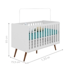 Berço Mini Cama Wood Branco