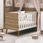 Berço Mini Sofá Americano 133cm Ayla Móveis Reller Branco Fos