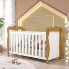 Berço Minicama 3 Em 1 100% Mdf Alice Espresso Móveis Branco/a