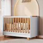 Berço Minicama 4 Em 1 Americano 100% Mdf Levy Espresso Móveis