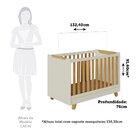 Berço Minicama 4 Em 1 Americano 100% Mdf Levy Espresso Móveis