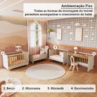 Berço Minicama 4 Em 1 Americano 100% Mdf Levy Espresso Móveis