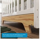 Berço Minicama Com Capitonê 100% Mdf Retrô Kakau Espresso Móv