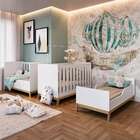 Berço Minicama Favo De Mel Branco