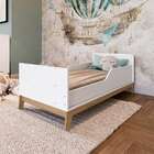 Berço Minicama Favo De Mel Branco