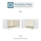 Berço Minicama Flocos Tigus Baby Branco