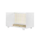 Berço Minicama Flocos Tigus Baby Branco