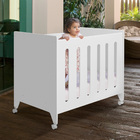 Berço Moisés Branco Com Suporte Mosquiteiro + Colchão