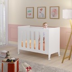 Berço Moisés Encanto Branco Para Laterais De Cama Em Mdf