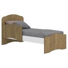 Berço Multifuncional 3 Em 1 Cata-vento H02 Rústico/branco - M