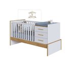 Berço Multifuncional 4 Em 1 Com 3 Gavetas Yan 100% Mdf Espres