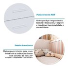 Berço Multifuncional 4 Em 1 Com 3 Gavetas Yan 100% Mdf Espres