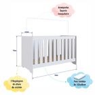 Berço Multifuncional Aconchego Branco