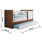 Berço Multifuncional Americano Cléo Amadeirado Carolina Baby