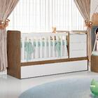 Berço Multifuncional Americano Cléo Amadeirado Carolina Baby