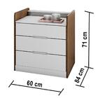 Berço Multifuncional Americano Com Colchão Cléo Amadeirado Ca