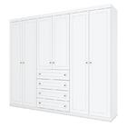 Berço Multifuncional Atlanta E Guarda Roupa 6 Portas American