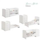 Berço Multifuncional Atlanta E Guarda Roupa Americano 4 Porta