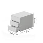 Berço Multifuncional Branco + Kit Berço Tutty Azul Carolina B