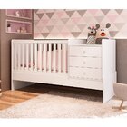 Berço Multifuncional Cama Com Cômoda Bb680 3 Gavetas Completa