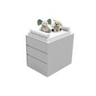 Berço Multifuncional Casinha Alicia Branco Fosco Carolina Baby