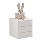 Berço Multifuncional Casinha Alicia Branco Fosco Com Amadeira