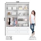 Berço Multifuncional Cleo E Guarda Roupa Infantil 4 Portas Am