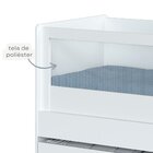 Berço Multifuncional Com Cama Auxiliar Cômoda 2 Gavetas 2 Nic