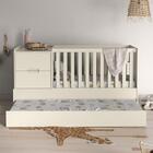 Berço Multifuncional Formare Com Cama Auxiliar E Colchão Baby
