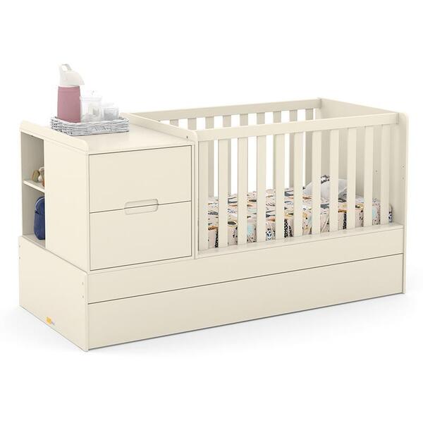 Berço Multifuncional Formare Com Cama Auxiliar - Matic Móveis